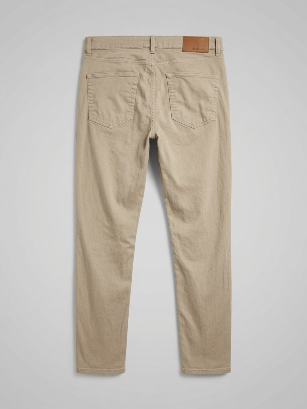Loro Piana Slim Straight Jeans in Beige